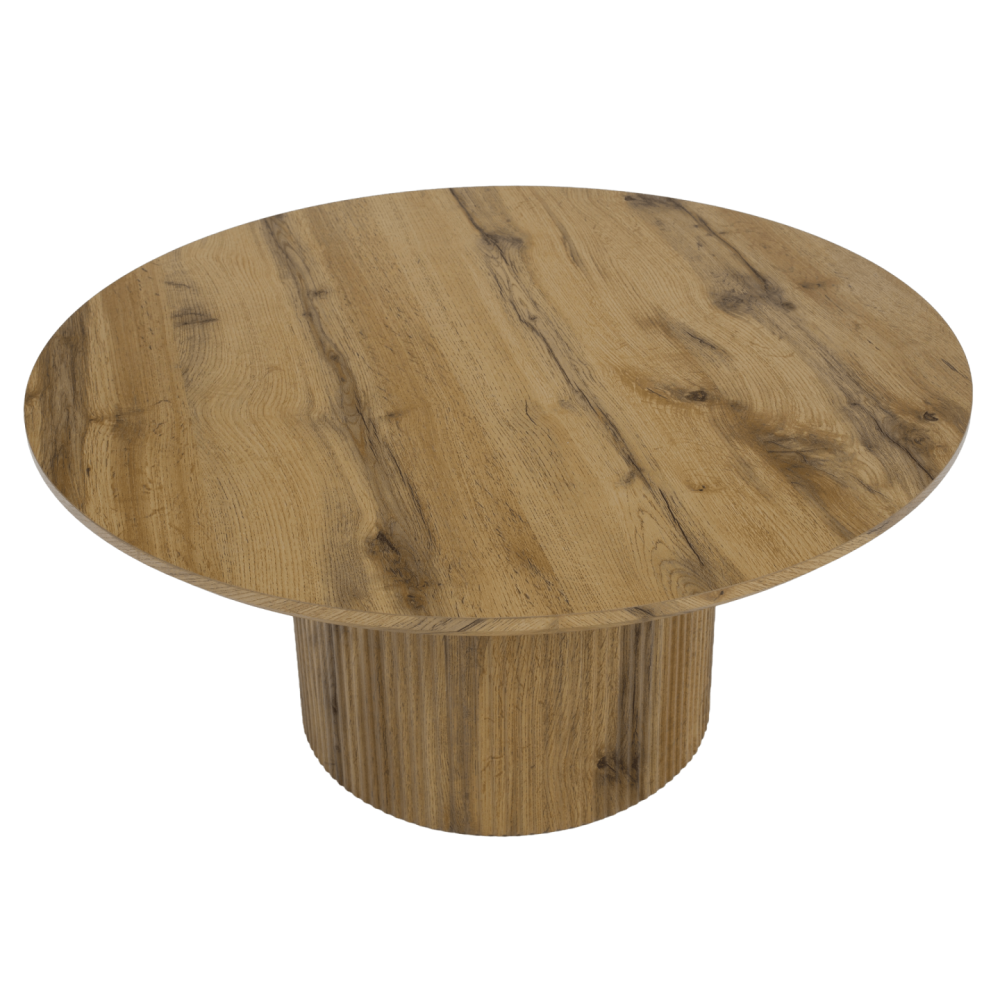 Konferenční stolek, dub, průměr 80 cm, MAHIR TYP 2