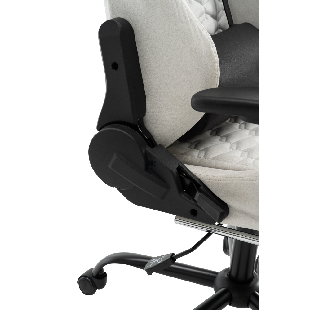 Kancelářské/herní křeslo, bílá/černá, PAPIBAS