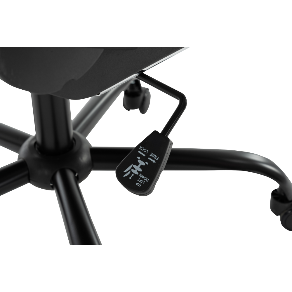 Kancelářské/herní křeslo, bílá/černá, PAPIBAS