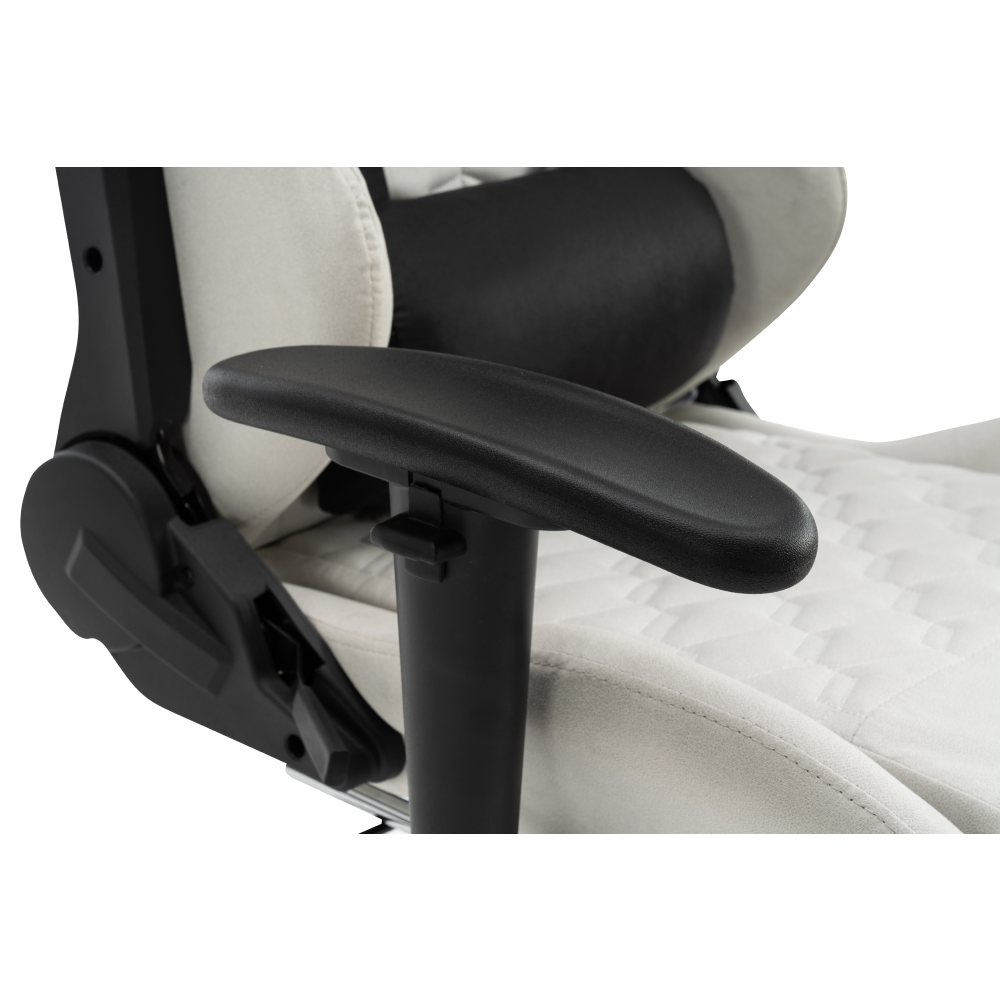 Kancelářské/herní křeslo, bílá/černá, PAPIBAS