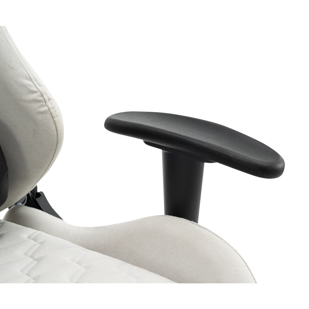 Kancelářské/herní křeslo, bílá/černá, PAPIBAS