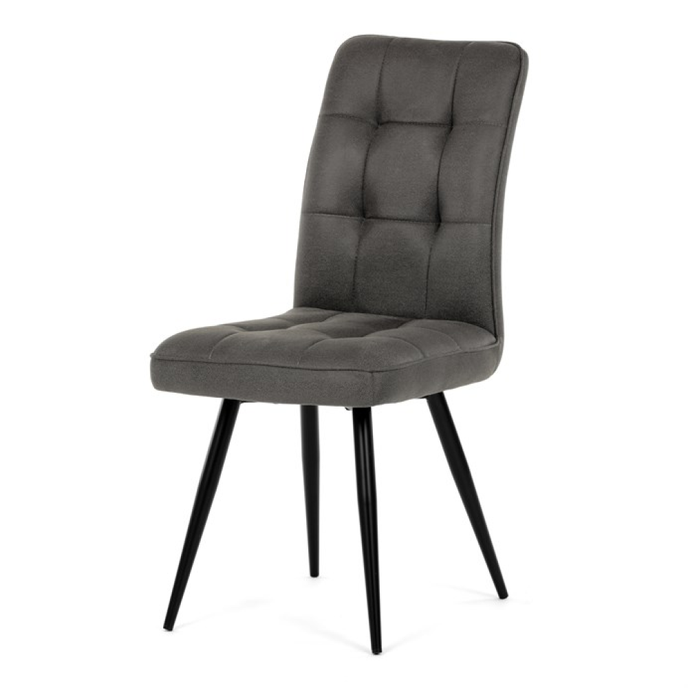 DCL-D1250 GREY3 - Jídelní židle, šedá, látka vintage, DCL-D1250 GREY3