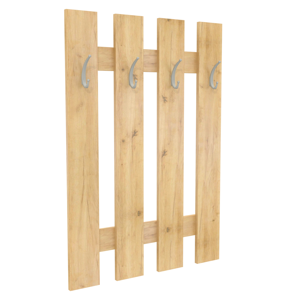 Věšáková stěna, dub artisan, KORADO NEW KV11
