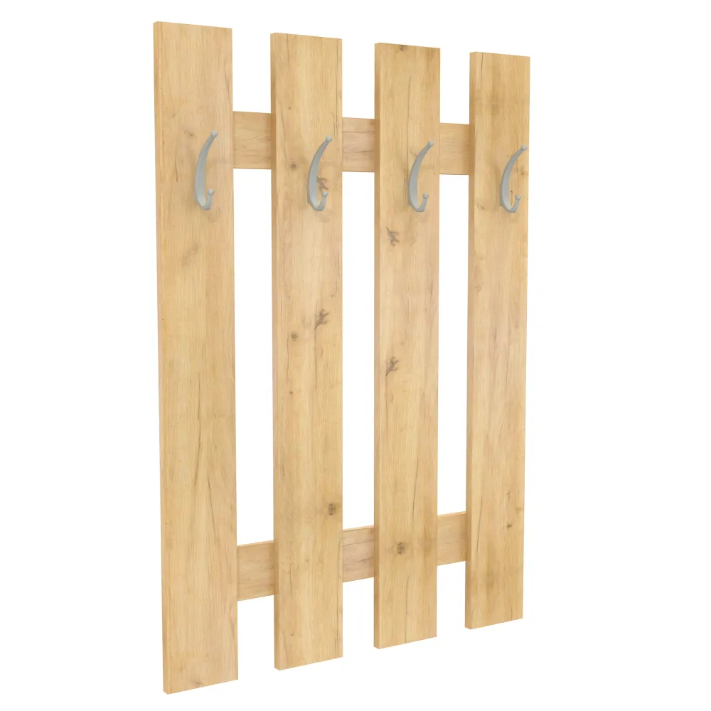 Věšáková stěna, dub artisan, KORADO NEW KV11