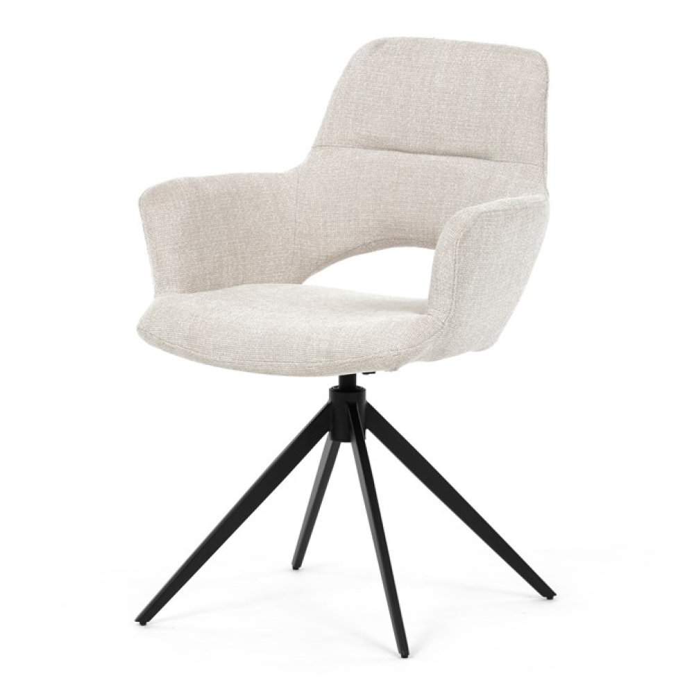 DCH-D1320 CRM2 - Jídelní židle, krémová, látka, DCH-D1320 CRM2