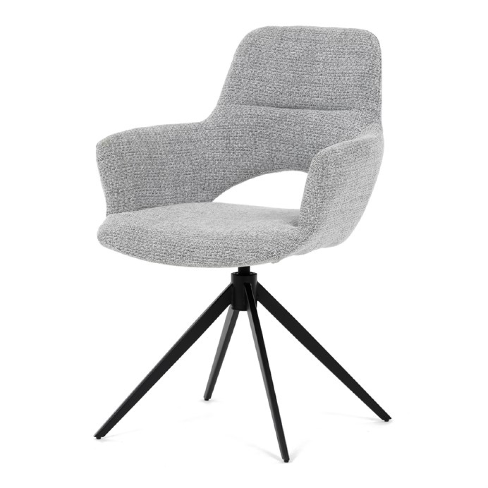 DCH-D1320 GREY2 - Jídelní židle, šedá, látka, DCH-D1320 GREY2