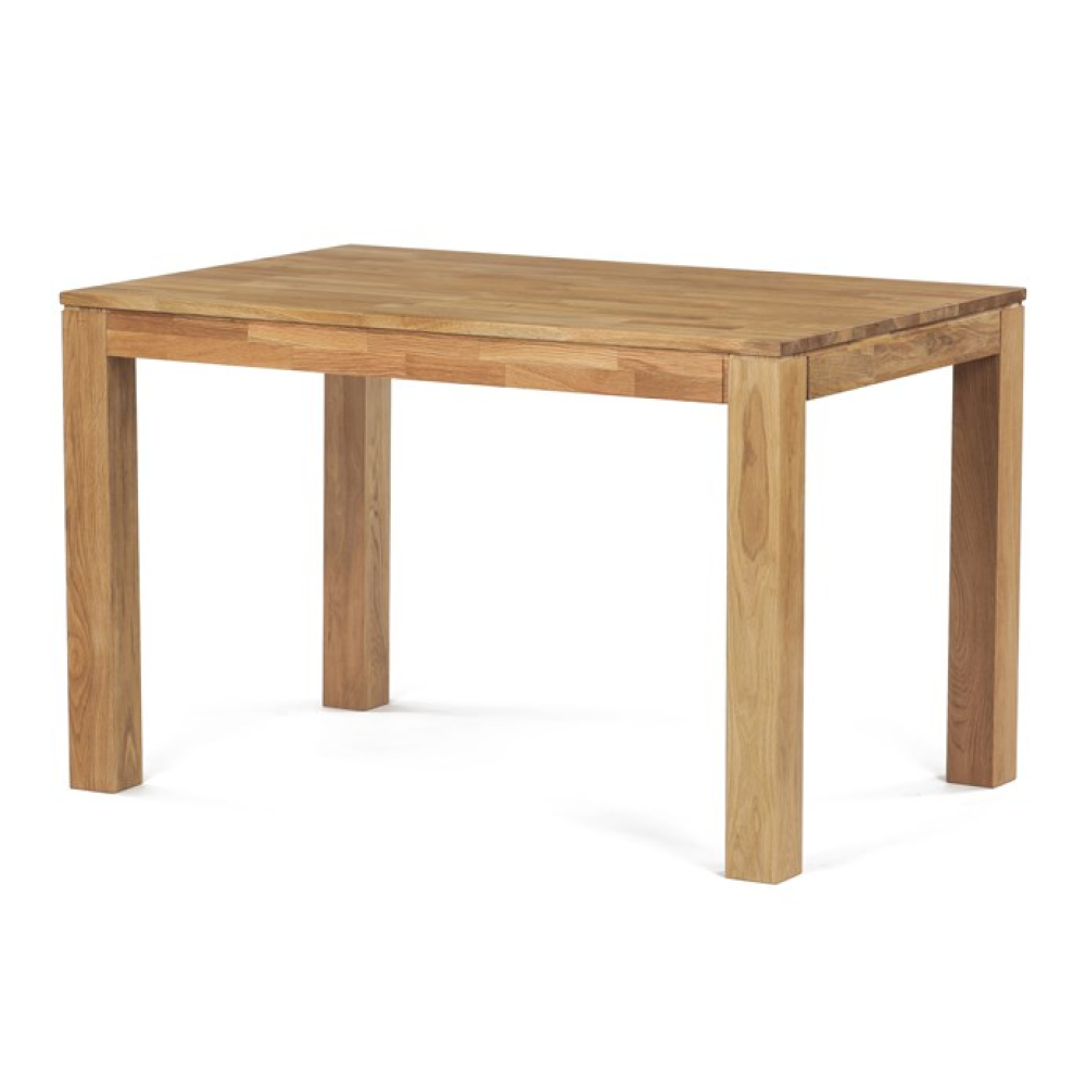 DS-H120 DUB - Jídelní stůl 120x80cm, masiv, dub, DS-H120 DUB