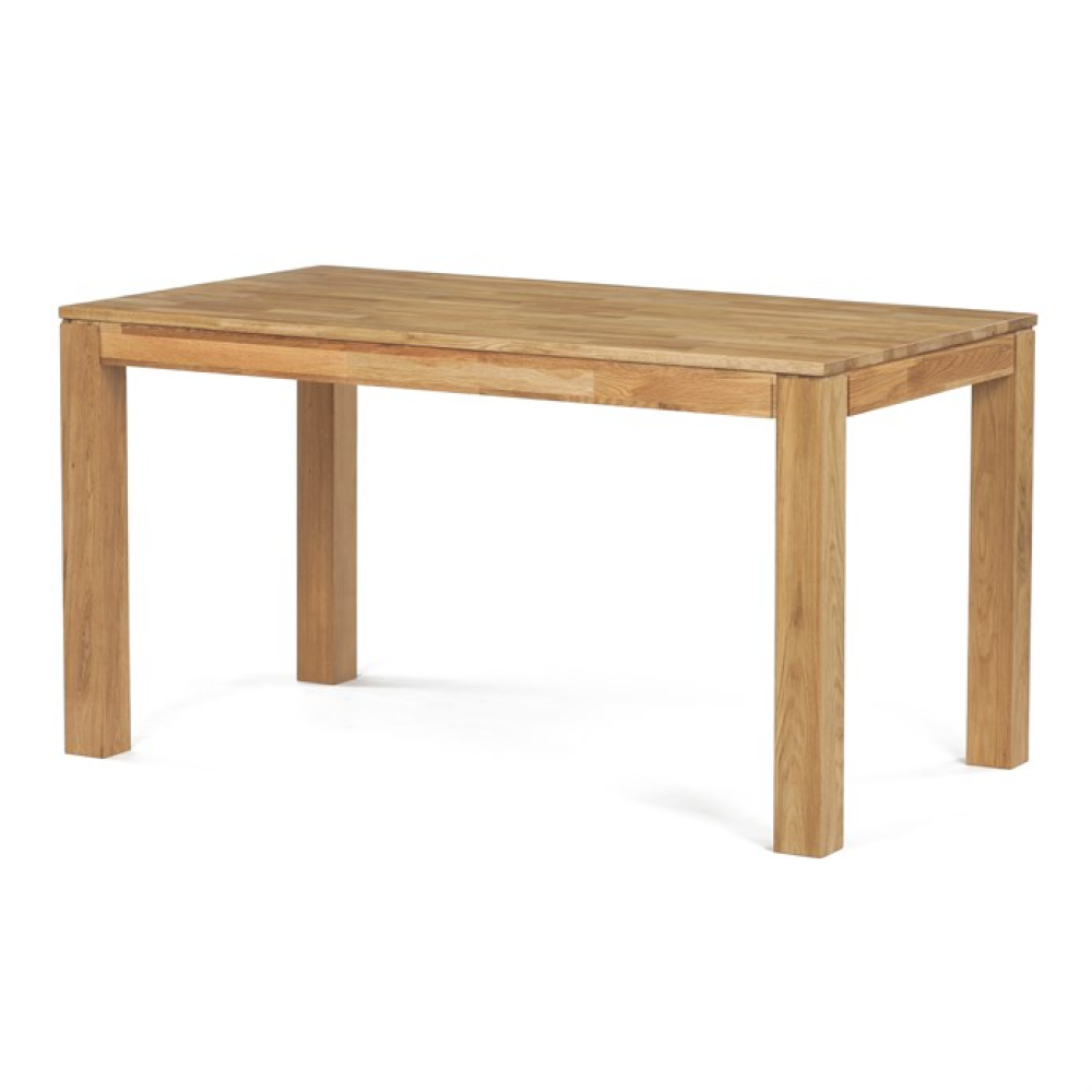 DS-H140 DUB - Jídelní stůl 140x80cm, masiv, dub, DS-H140 DUB