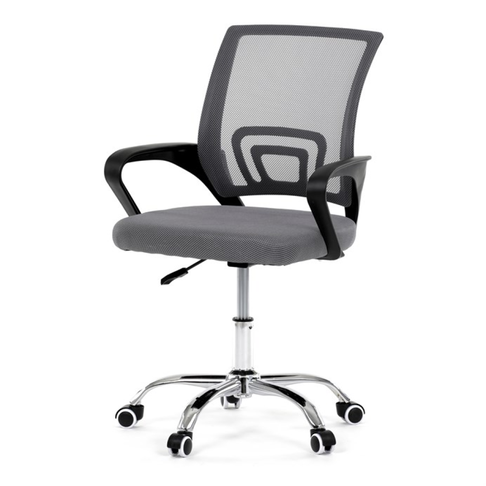 KA-L103 GREY - Dětská židle, výškově nastavitelná, šedá síťovina, KA-L103 GREY