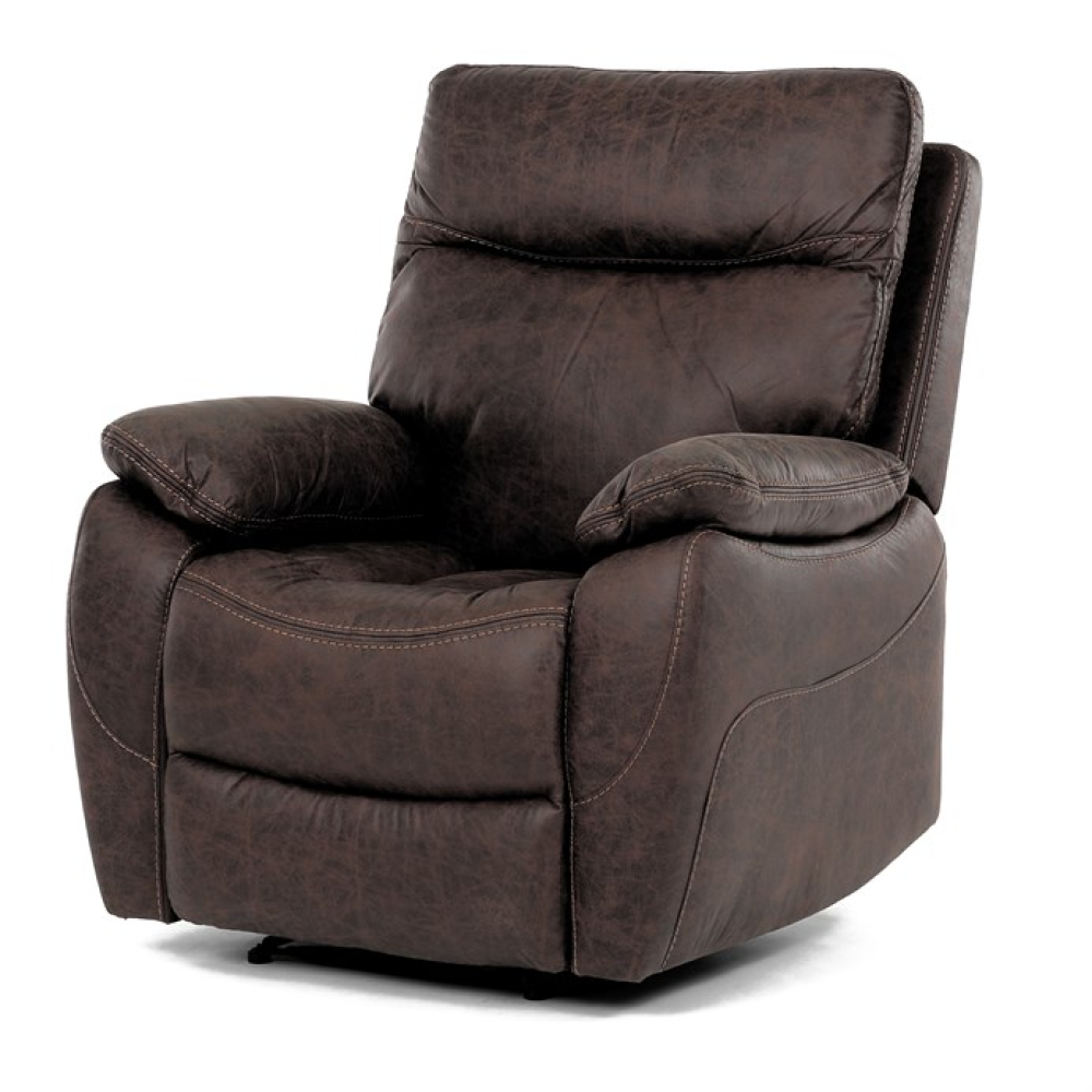 TV-4094 BR3 - Relaxační křeslo, elektrické bezdrátové ovládání, hnědá, látka vintage, TV-4094 BR3