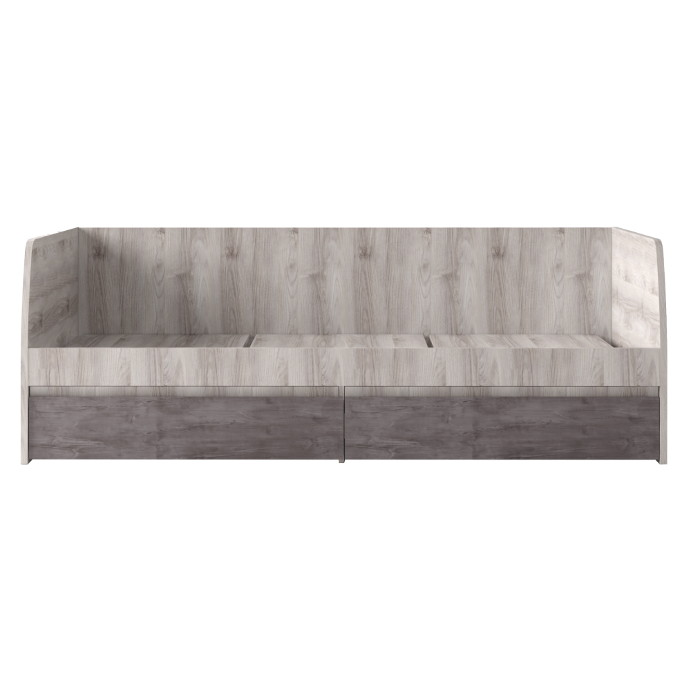 Postel 2S, 90x200, kaštan nairobi/onyx, JESI NEW