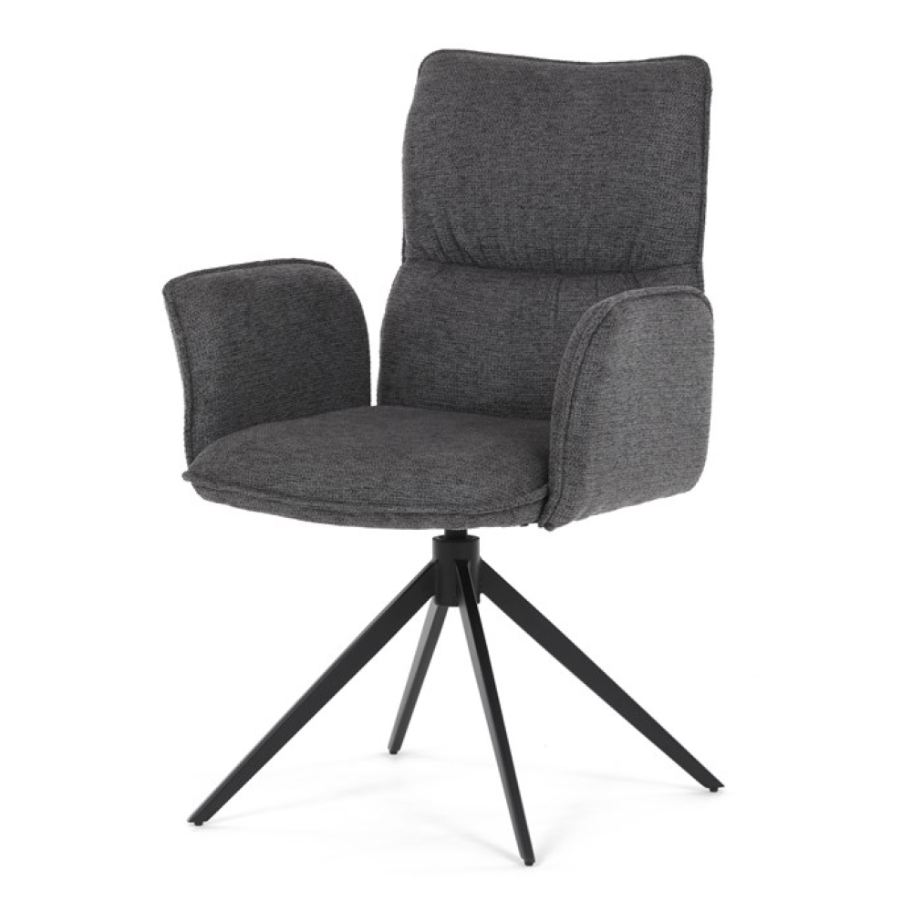 DCH-D1328 GREY2 - Jídelní židle, šedá, látka, DCH-D1328 GREY2