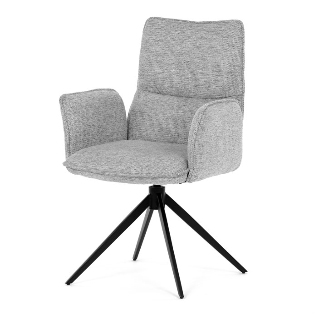 DCH-D1328 SIL2 - Jídelní židle, šedá, látka, DCH-D1328 SIL2