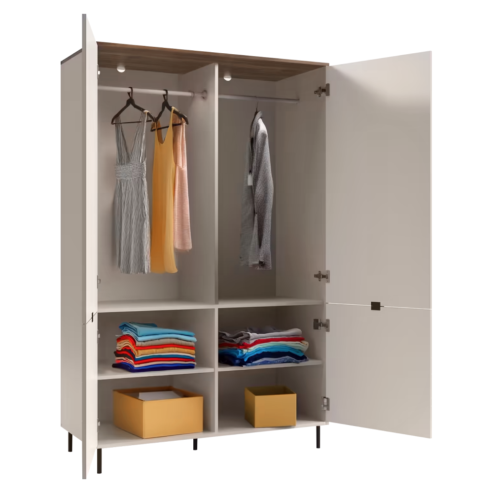 Skříň, kašmír/dub castello, EYCO 4D