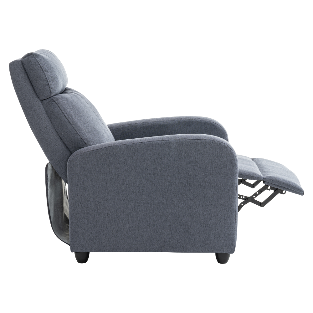 Relaxační křeslo, šedá, KRESO NEW