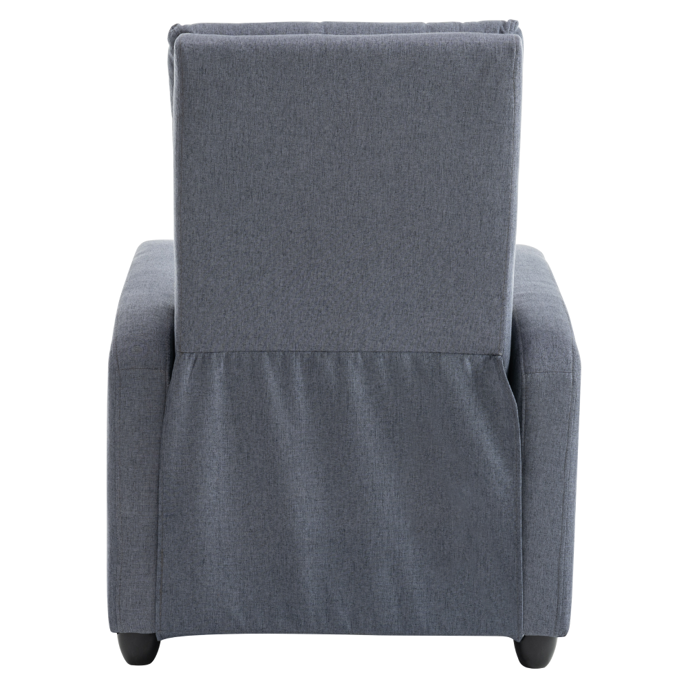 Relaxační křeslo, šedá, KRESO NEW