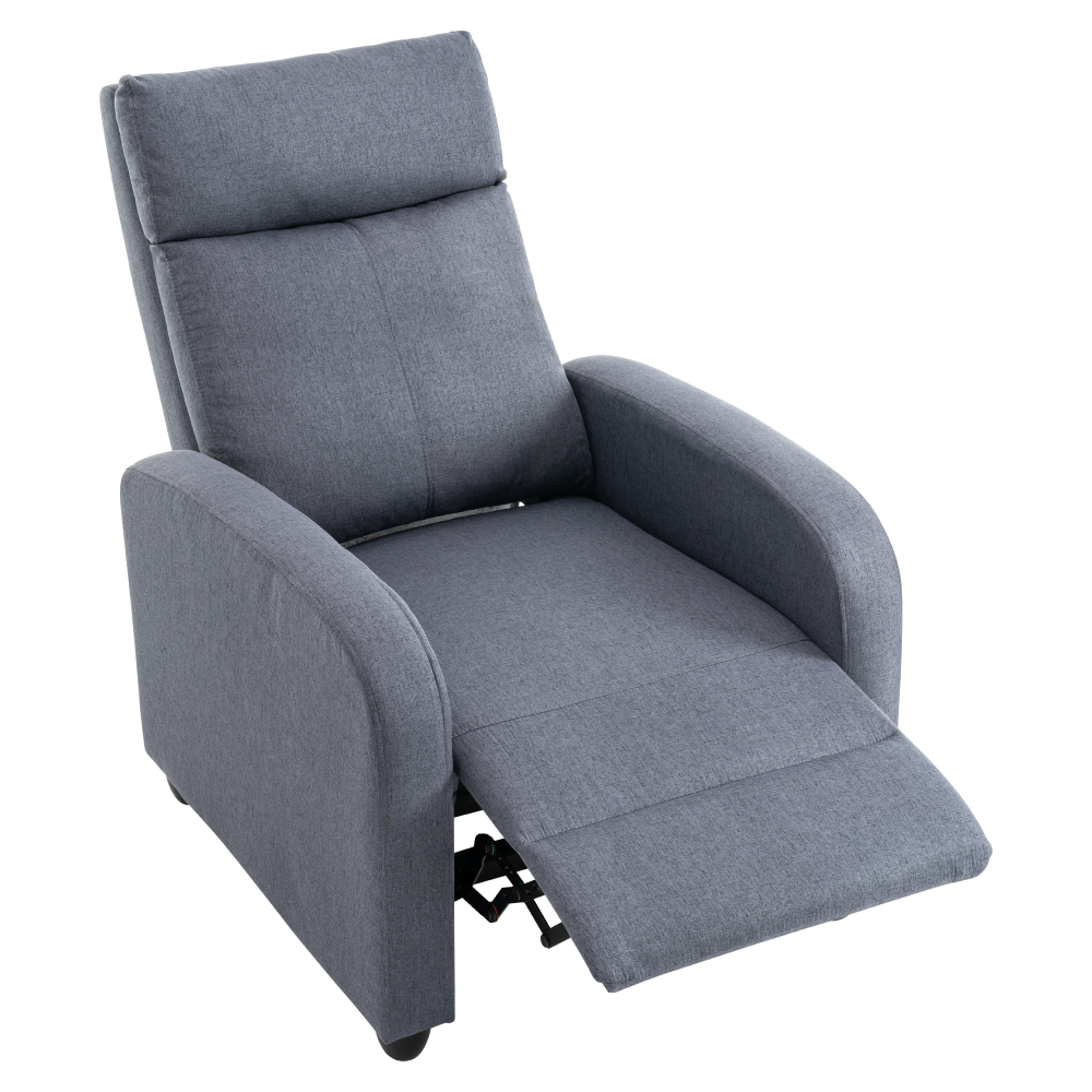 Relaxační křeslo, šedá, KRESO NEW