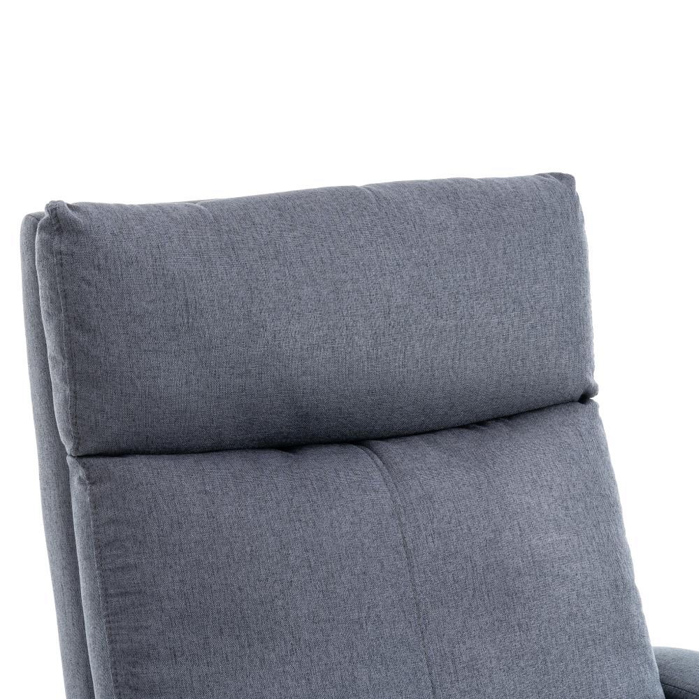 Relaxační křeslo, šedá, KRESO NEW