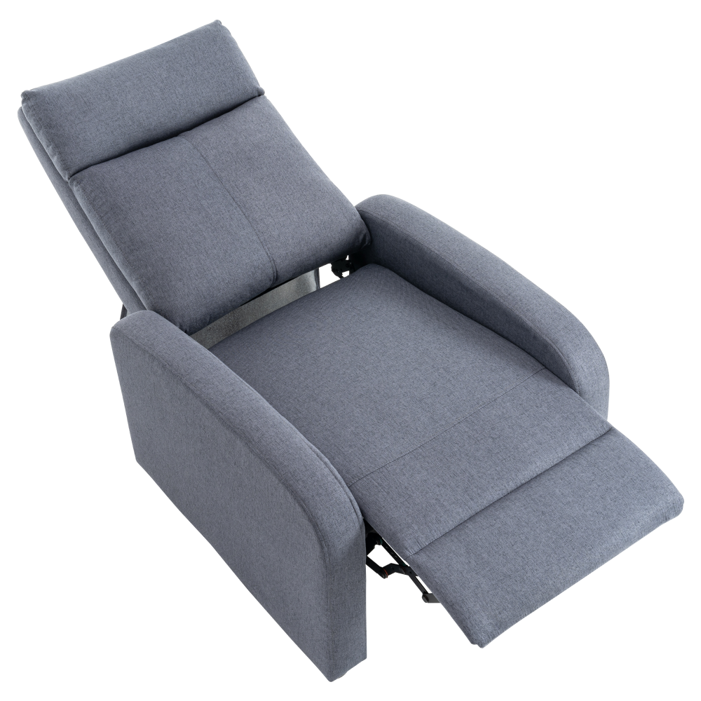 Relaxační křeslo, šedá, KRESO NEW