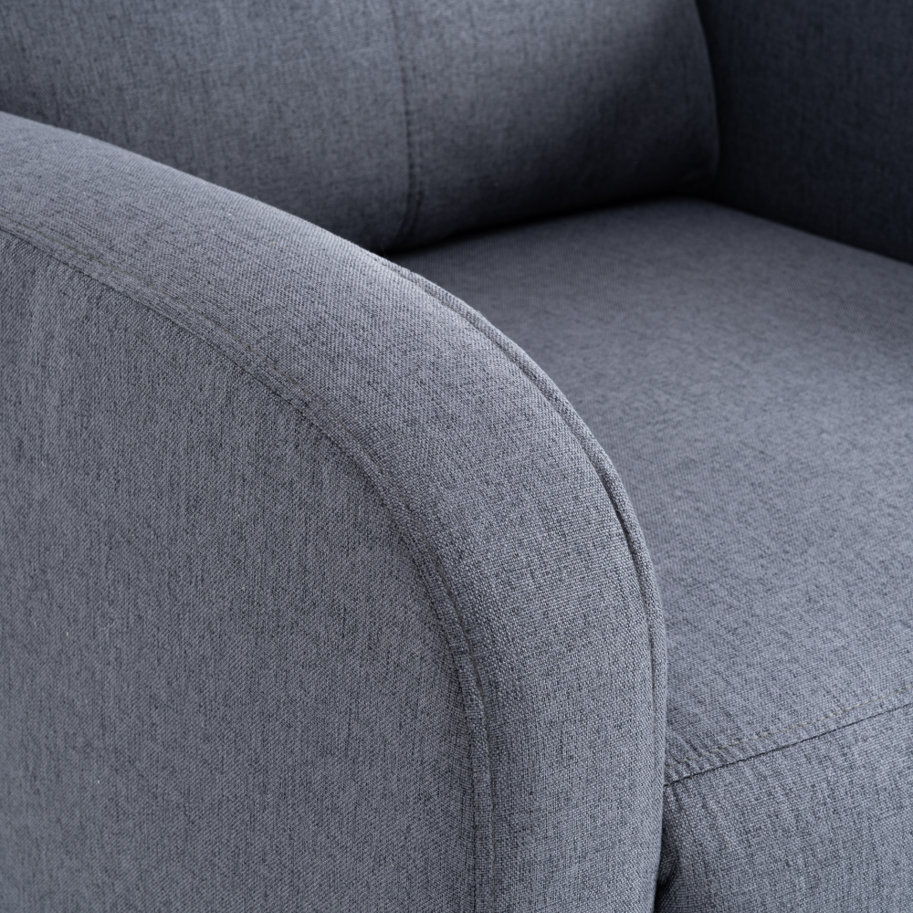 Relaxační křeslo, šedá, KRESO NEW