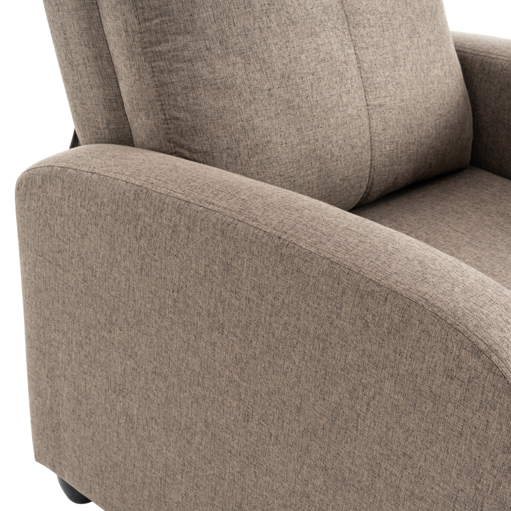 Relaxační křeslo, hnědá, KRESO NEW