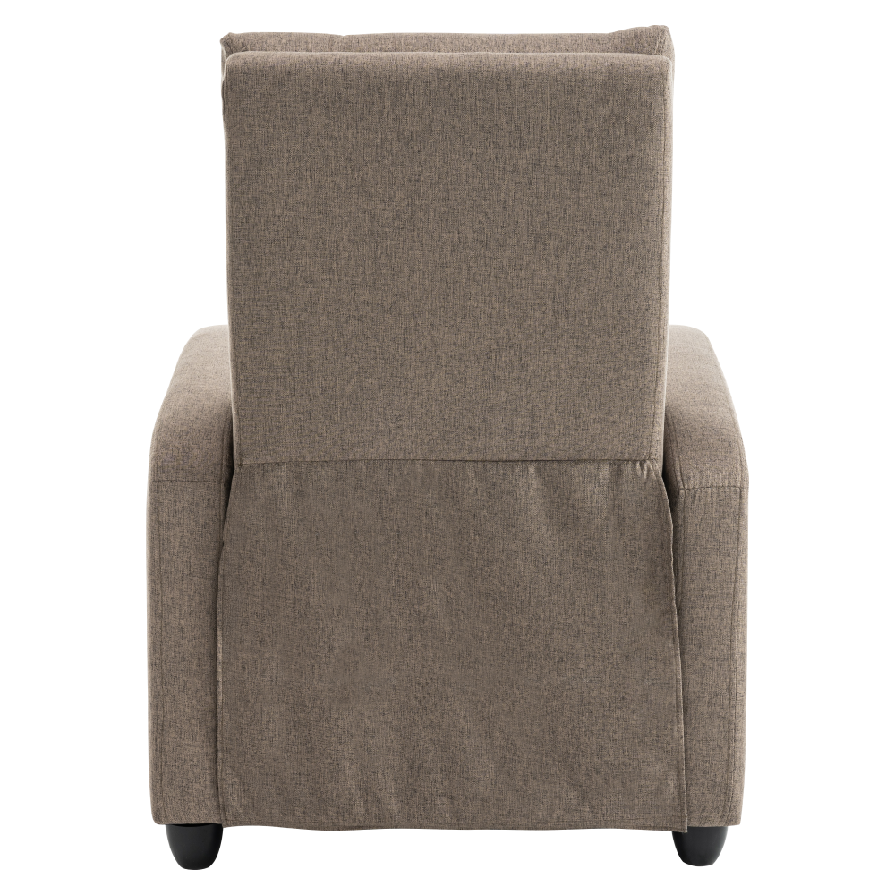 Relaxační křeslo, hnědá, KRESO NEW