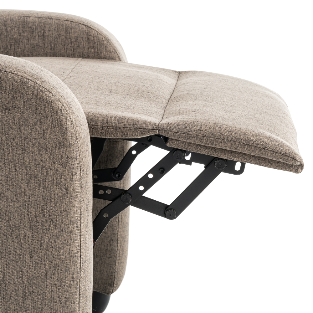 Relaxační křeslo, hnědá, KRESO NEW