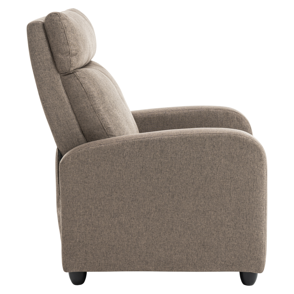 Relaxační křeslo, hnědá, KRESO NEW