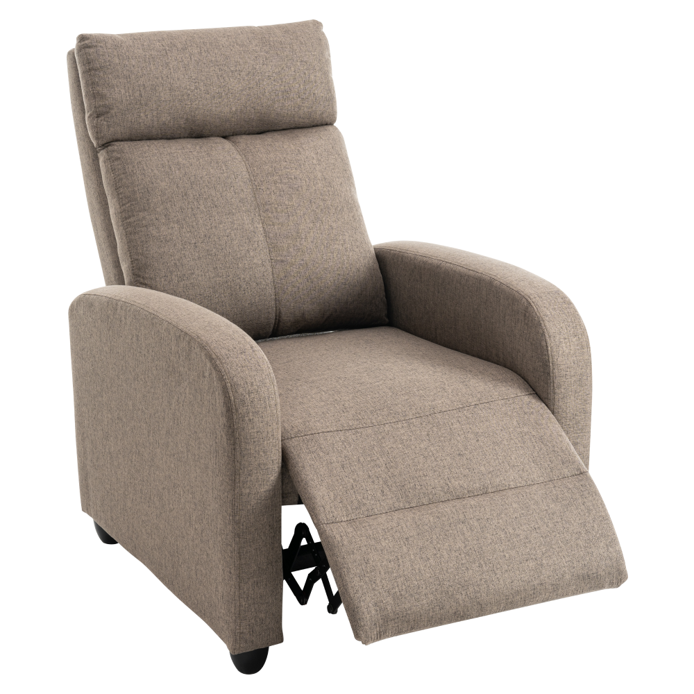 Relaxační křeslo, hnědá, KRESO NEW