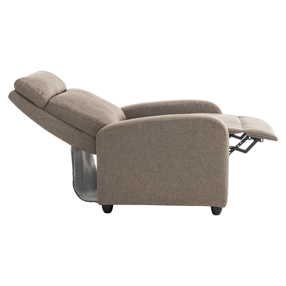 Relaxační křeslo, hnědá, KRESO NEW