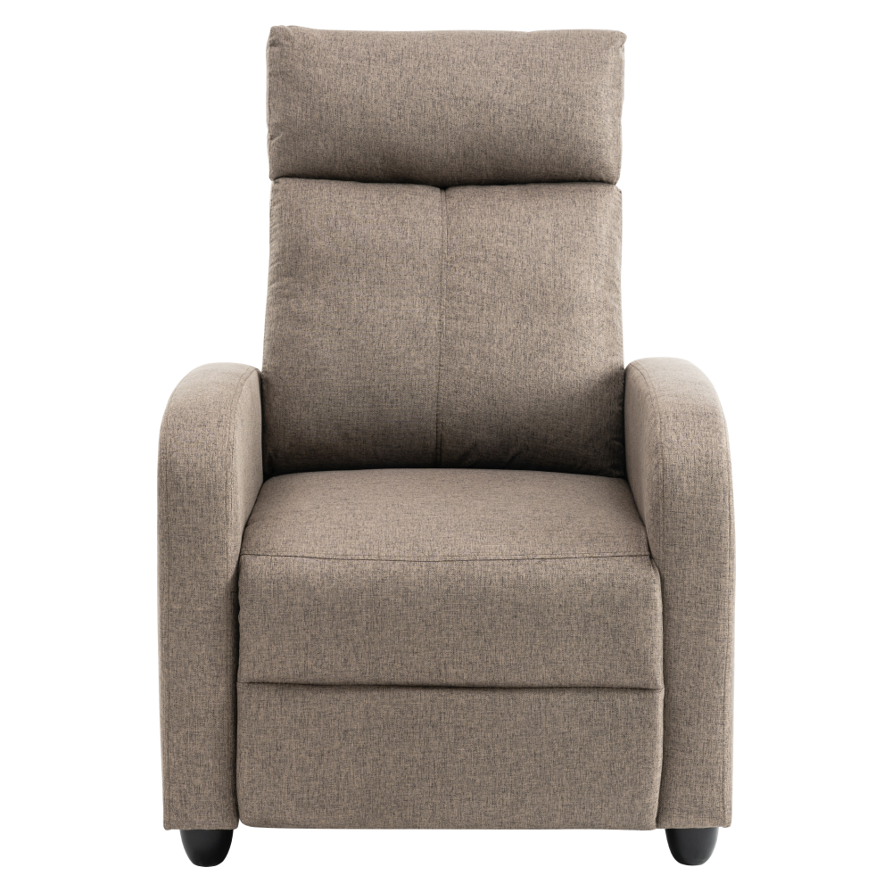 Relaxační křeslo, hnědá, KRESO NEW