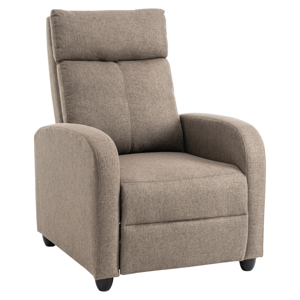 Relaxační křeslo, hnědá, KRESO NEW