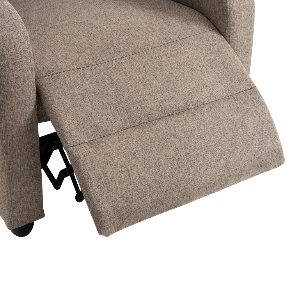 Relaxační křeslo, hnědá, KRESO NEW