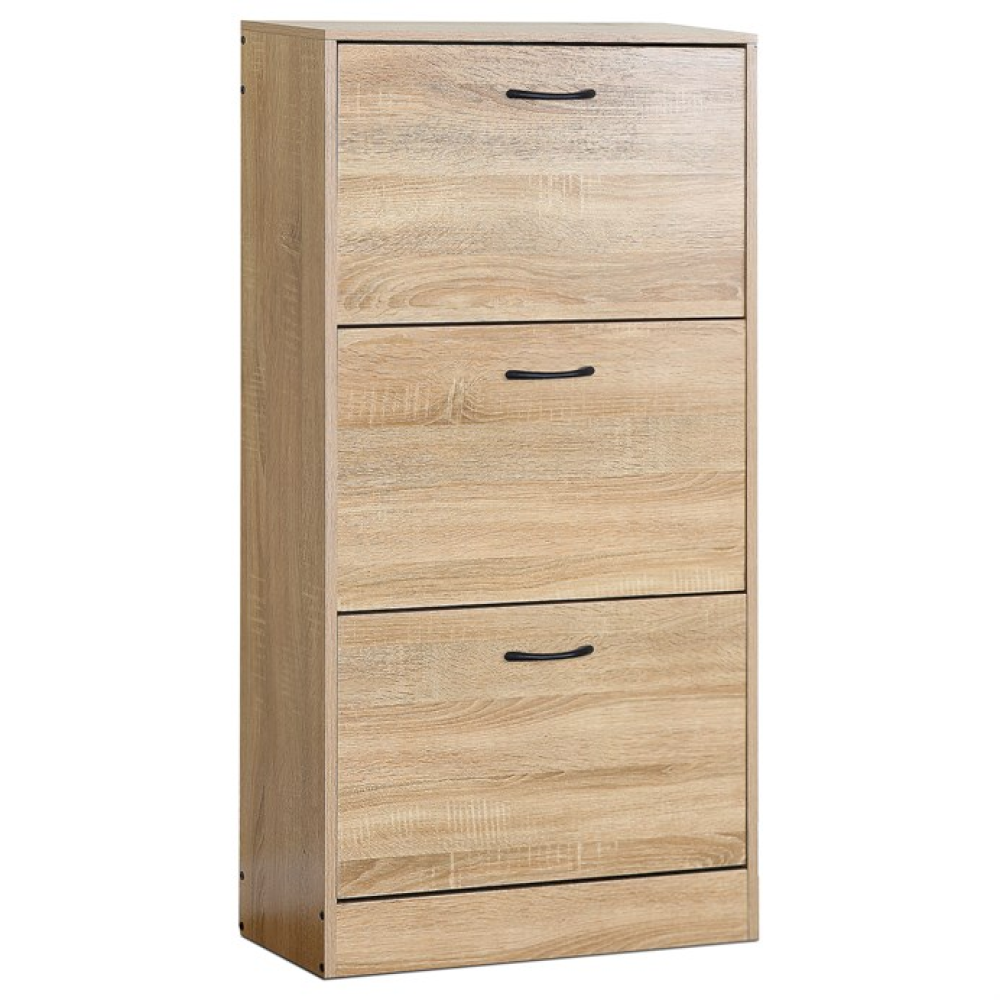 ABO-G1016 OAK - Botník, mdf, přírodní, ABO-G1016 OAK