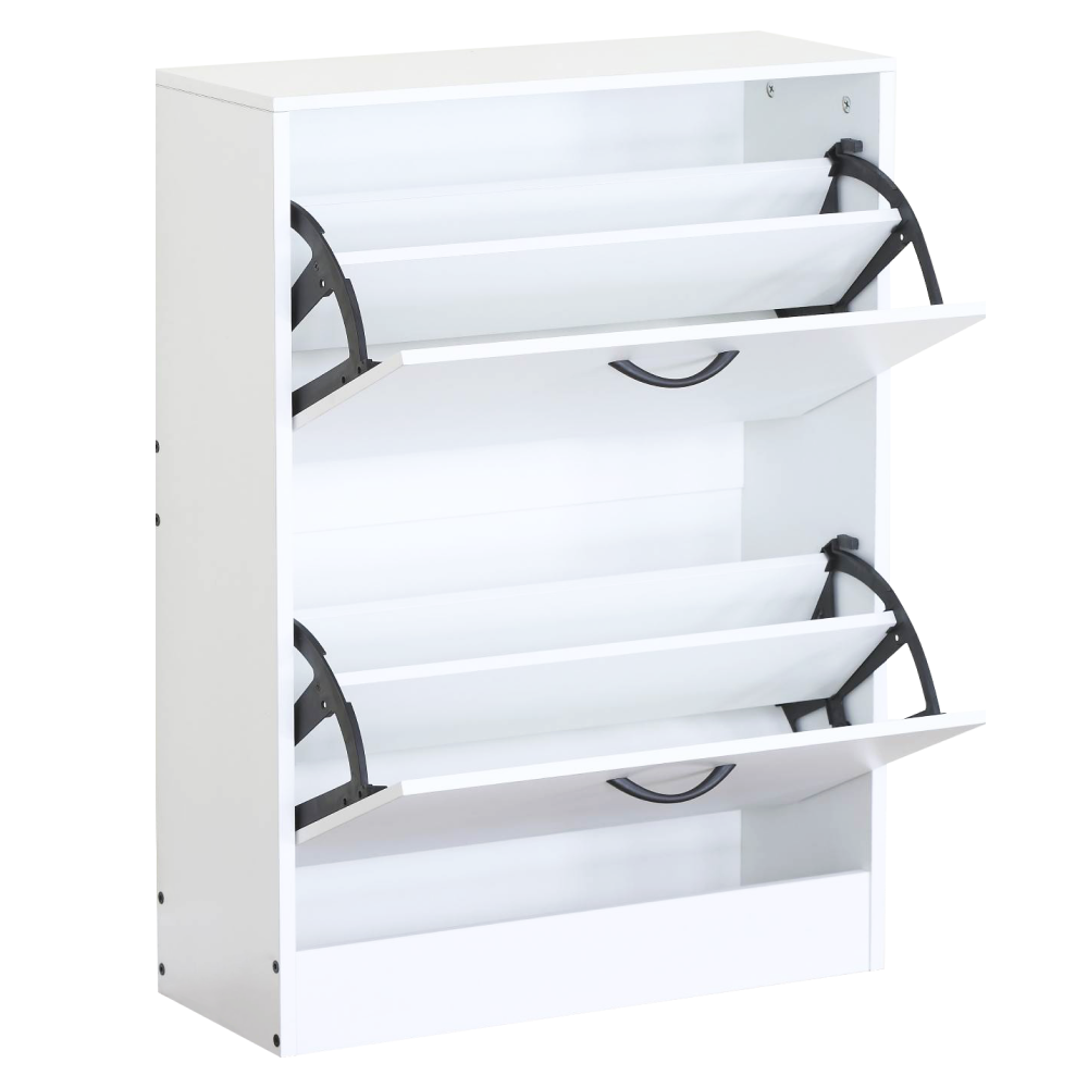 Botník, 2-řadý, bílá, BOTNIX