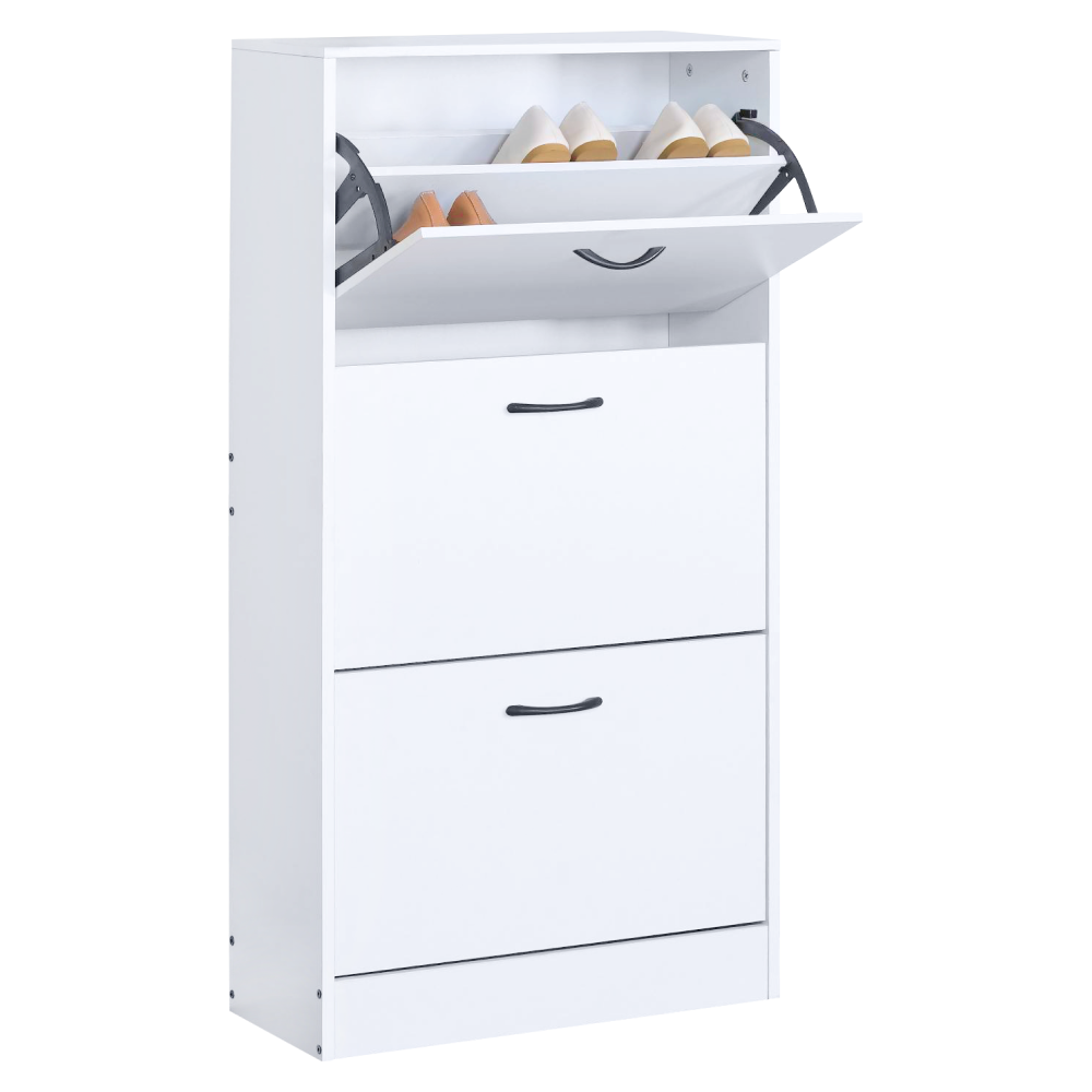 Botník, 3-řadý, bílá, BOTORIA