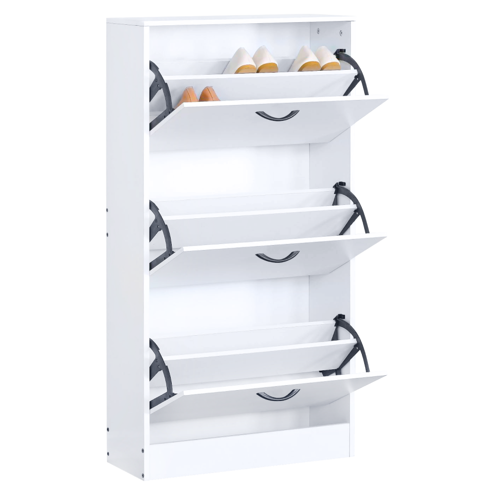 Botník, 3-řadý, bílá, BOTORIA