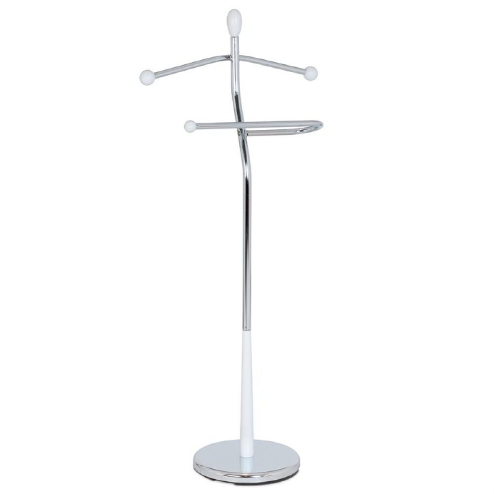 82646 WT - Němý sluha, kov, bílá, 82646 WT