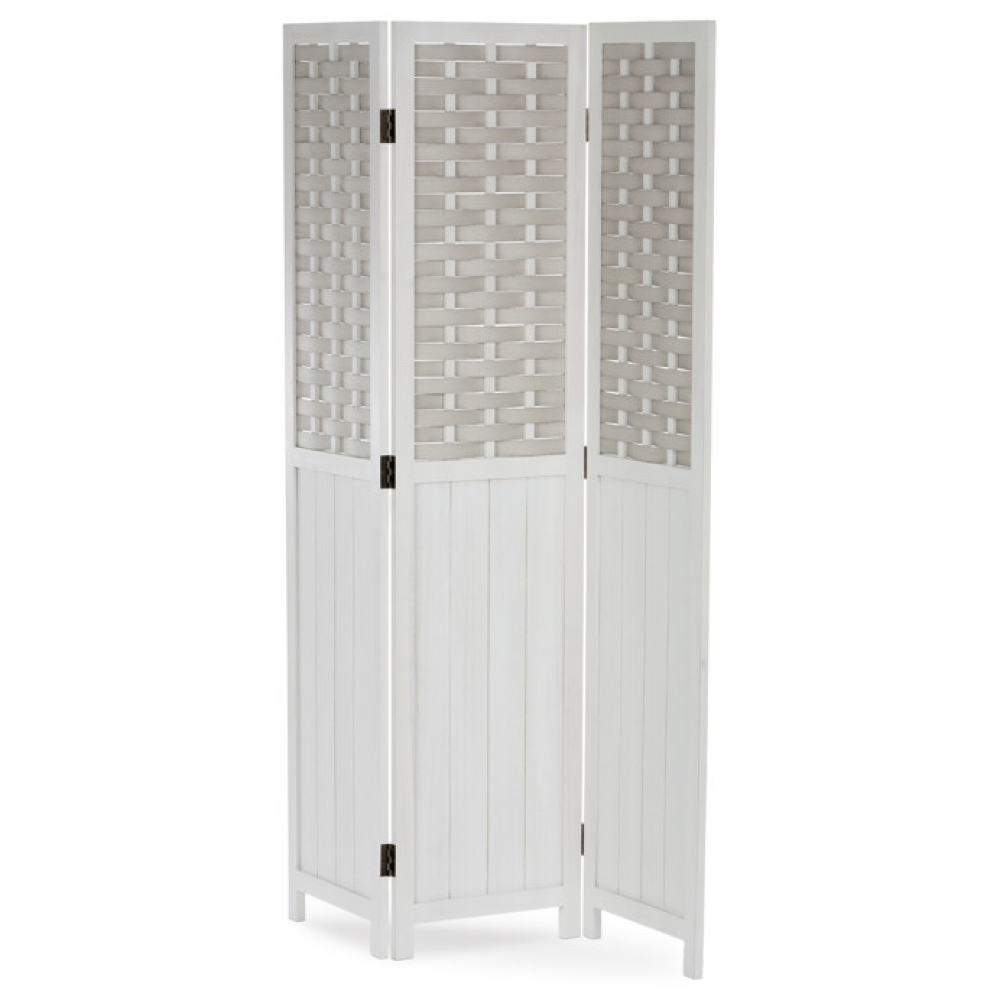 EF-L145 WT - Paraván, masiv, bílá, EF-L145 WT