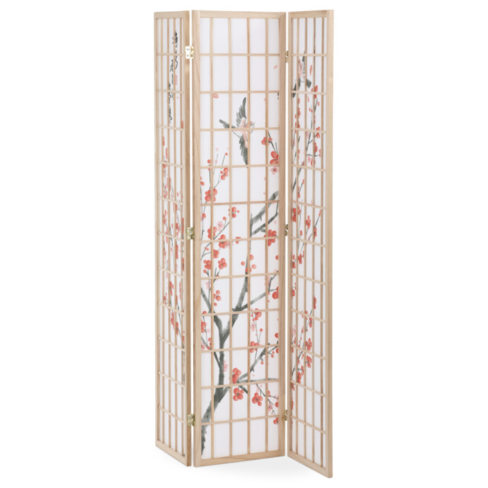 EF-L185 NAT - Paraván, masiv, bílá, EF-L185 NAT