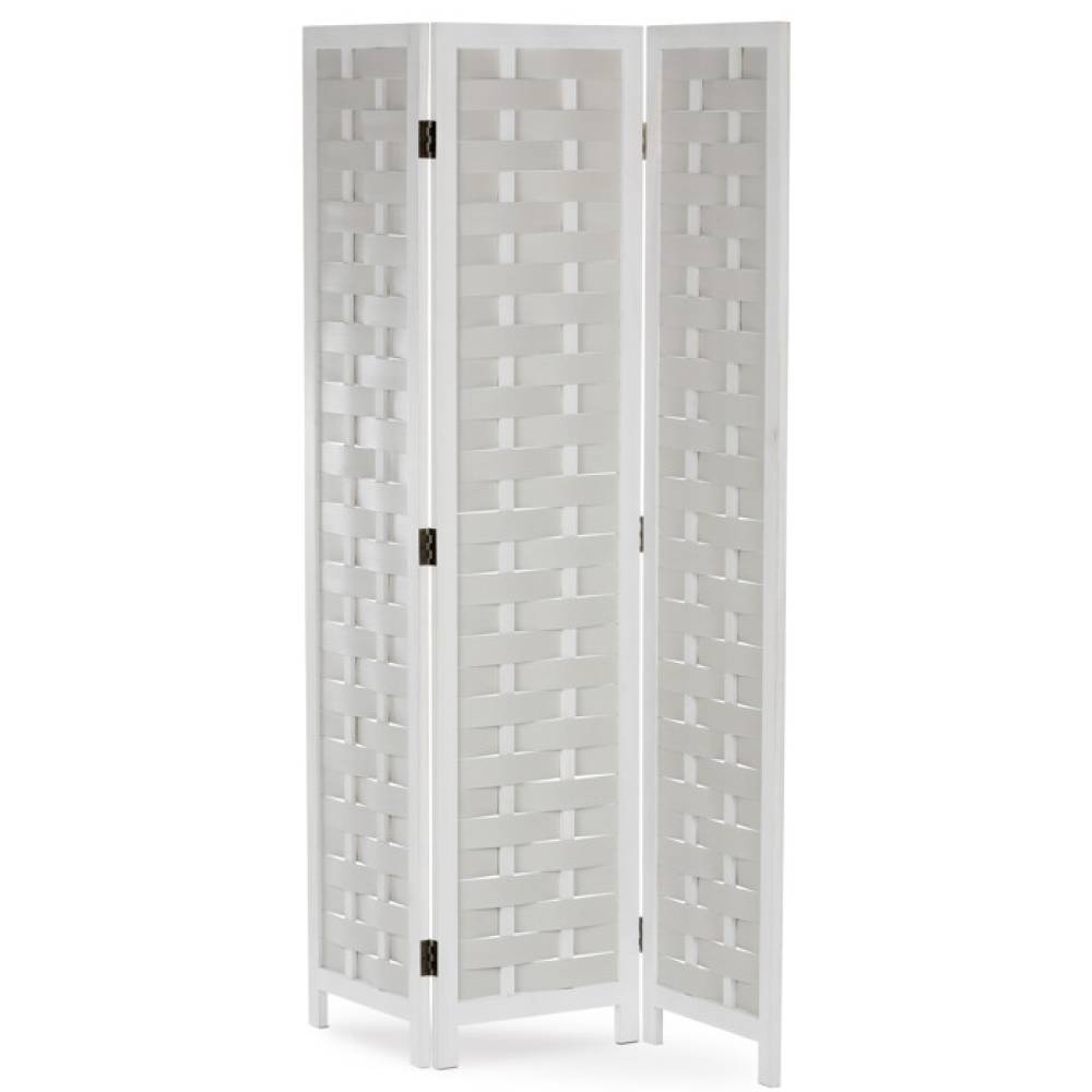 EF-L186 WT - Paraván, masiv, bílá, EF-L186 WT