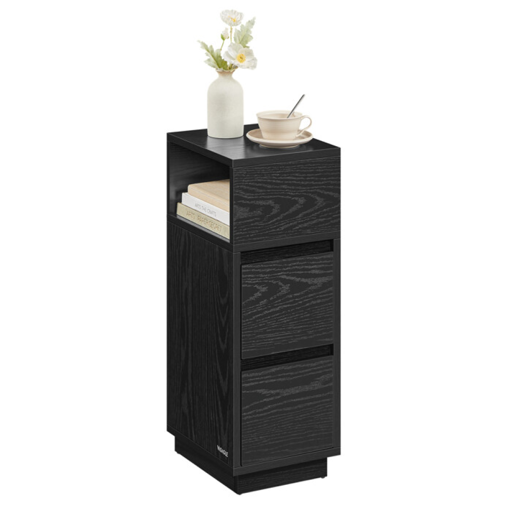 ANT-E1065 BK - Odkládací stolek 25x30cm, mdf, dřevo, ANT-E1065 BK