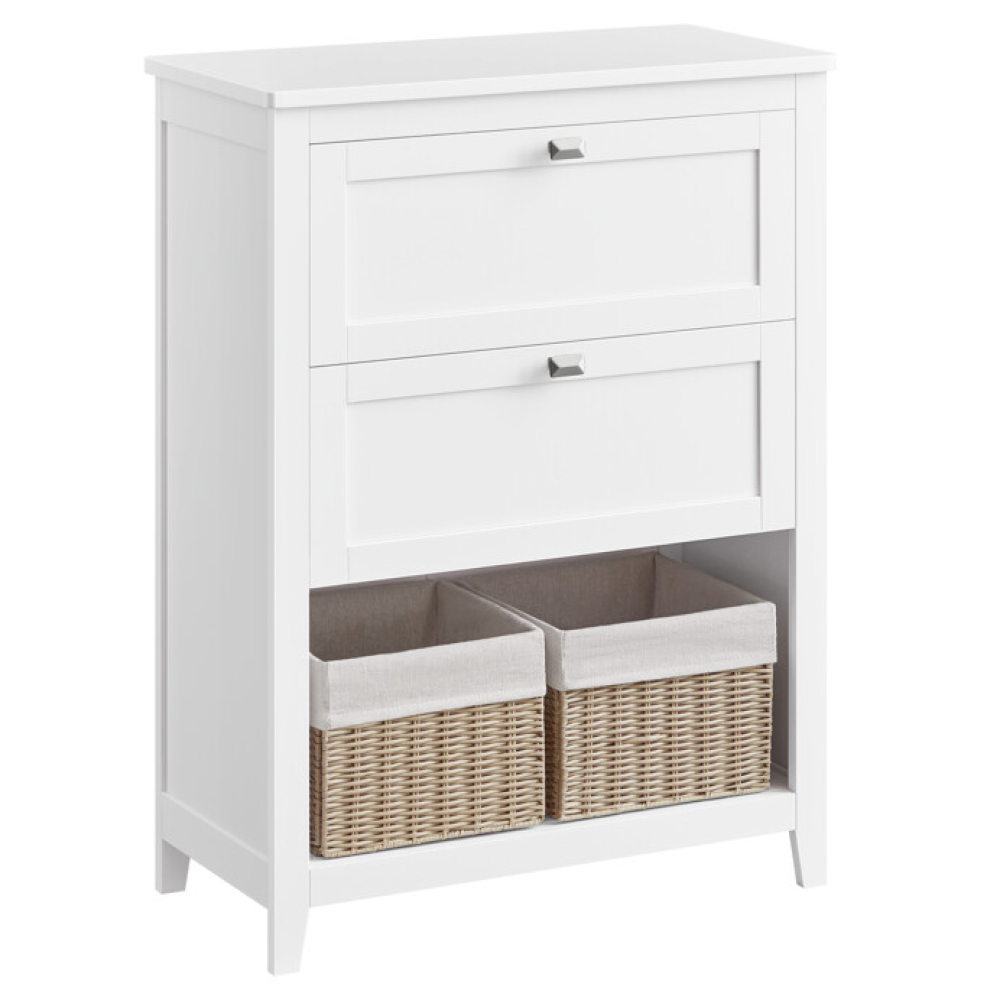 AUK-E1054 WT - Koupelnová skříňka 60x30x80cm, mdf, bílá, AUK-E1054 WT