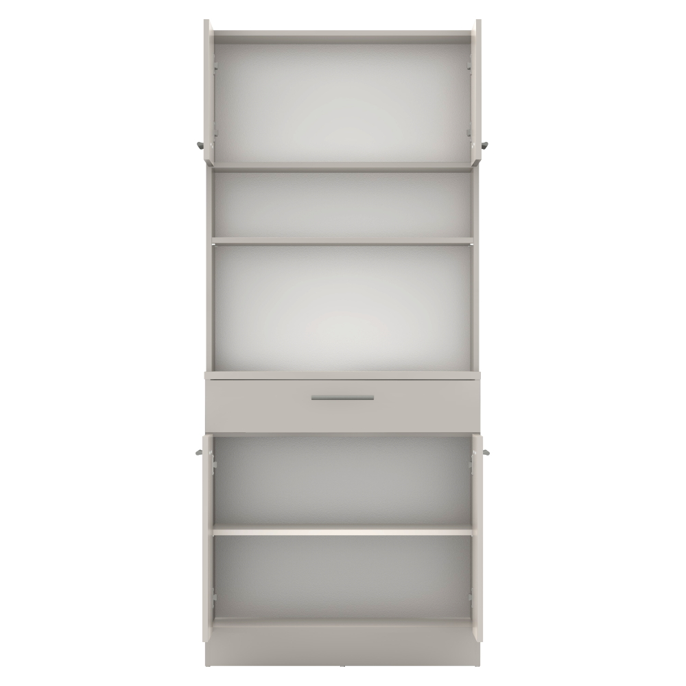 Čtyřdveřový kredenc, kašmír, DOMIS NEW