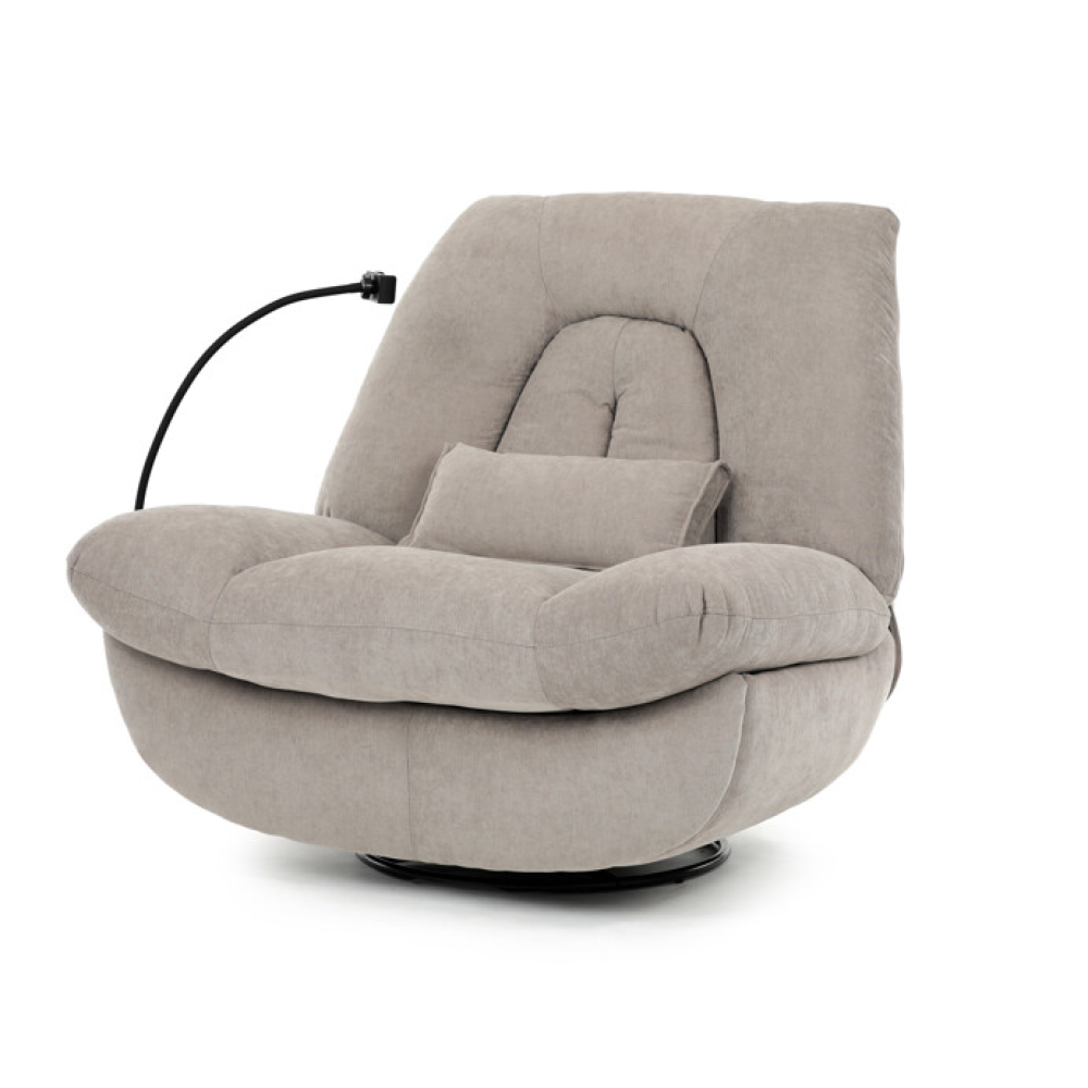 TV-7089 LAN2 - Polohovací křeslo, elektrické zabudované ovládání, béžová, látka, TV-7089 LAN2