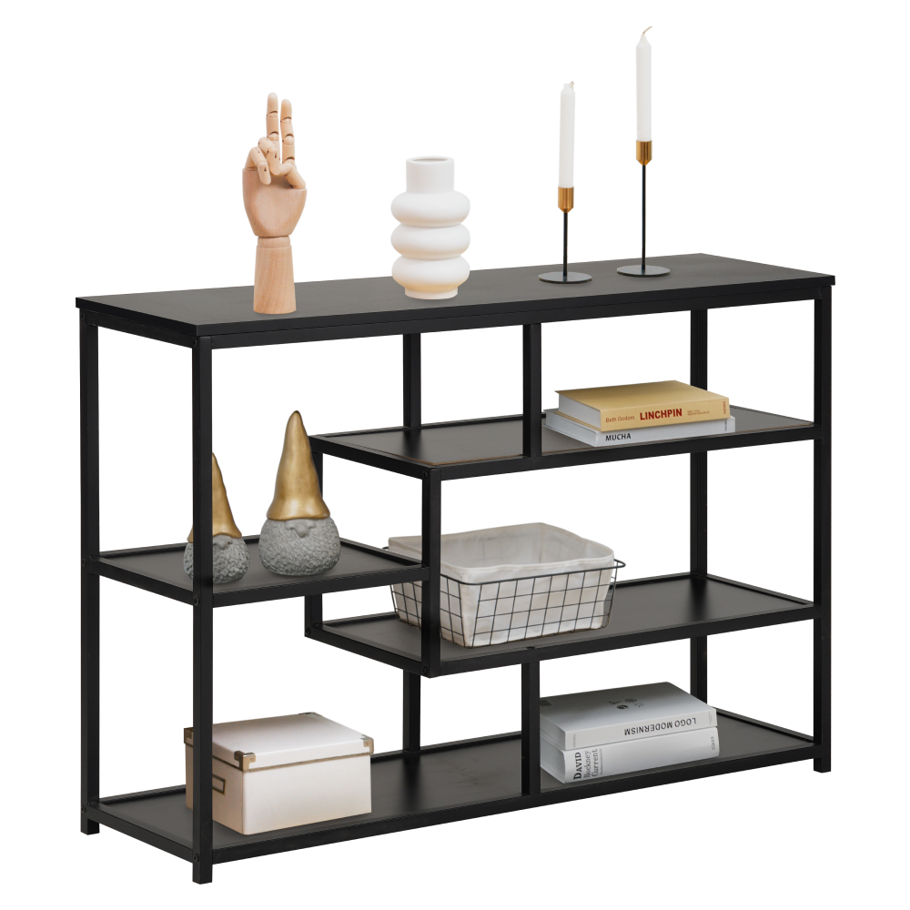 Regál, černá, BILOTE NEW TYP 2