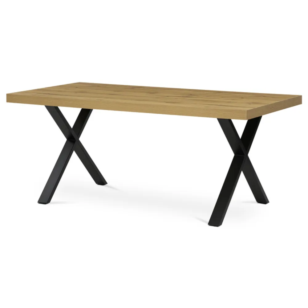 HT-R5316 OAK - Jídelní stůl 180x90cm, melamin, dub, HT-R5316 OAK
