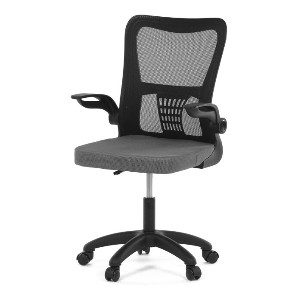 KA-K2006 GREY - Kancelářská židle, houpací mechanismus, šedá síťovina, KA-K2006 GREY