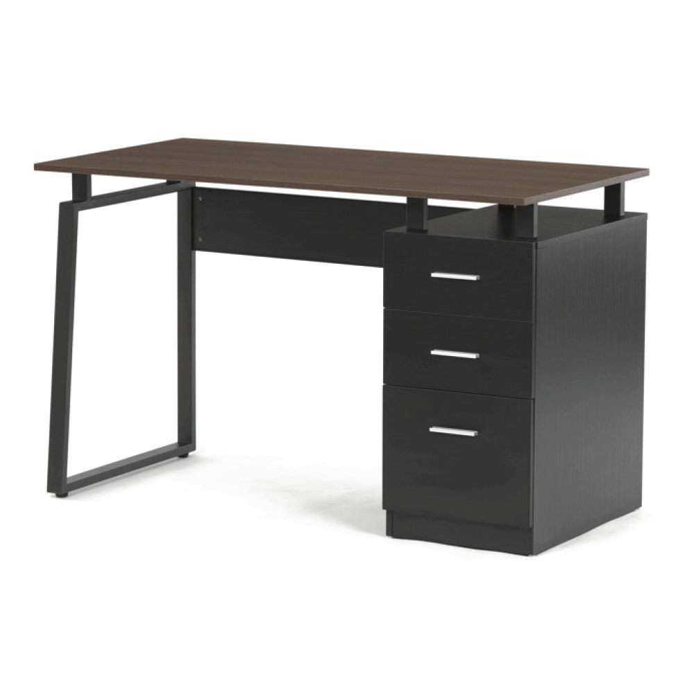 APC-3218 OAK - Kancelářský stůl 120x60cm, melamin, ořech, APC-3218 OAK