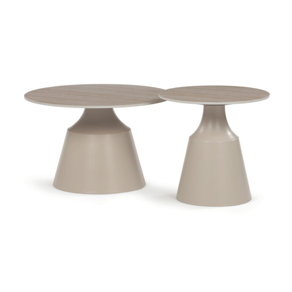 CT-F4152 TRV - Konferenční stolek 70x70x44cm, keramika, travertin, CT-F4152 TRV